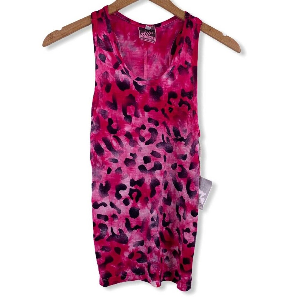 Mini YFB Pink Cheetah Print Top New With‎ Tags 10